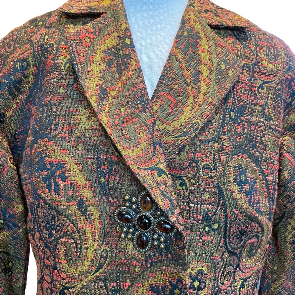 Tesori Blazer NWT Size Large Wool Blend - Picture 4 of 7